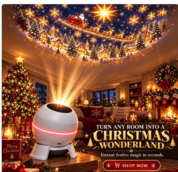 Official Store | 🎅🎄 SCNDR® Smart Holographic Projector (Dynamic 5D Sma ...